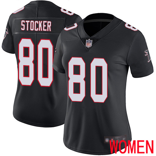 Atlanta Falcons Limited Black Women Luke Stocker Alternate Jersey NFL Football #80 Vapor Untouchable